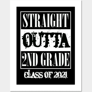 Straight outta 2nd Grade class of 2021 Posters and Art